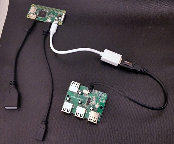 Test layout of the console components